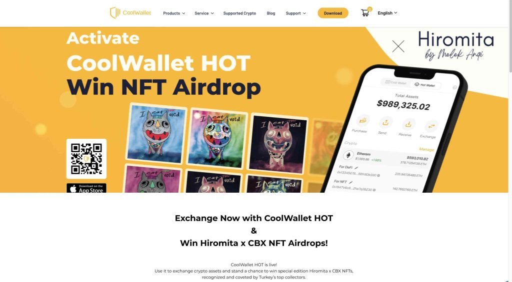 HIROMITA NFT Koleksiyonu Melek Anqi CoolWallet x (5)