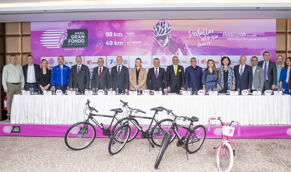 The Pedals Will Spin For Good In The Akra Gran Fondo Antalya Powered By Ag Tohum Road Bike Race