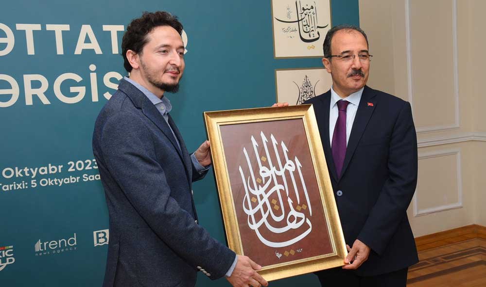 Albayrak Group Calligraphy Art Exhibition Great Interest in Azerbaijan! (7)