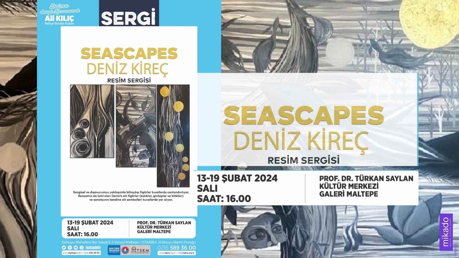 Deniz Kireç's Symbolic World Seascapes Ii Exhibition At Prof.dr. Türkan Saylan Cultural Center (1)