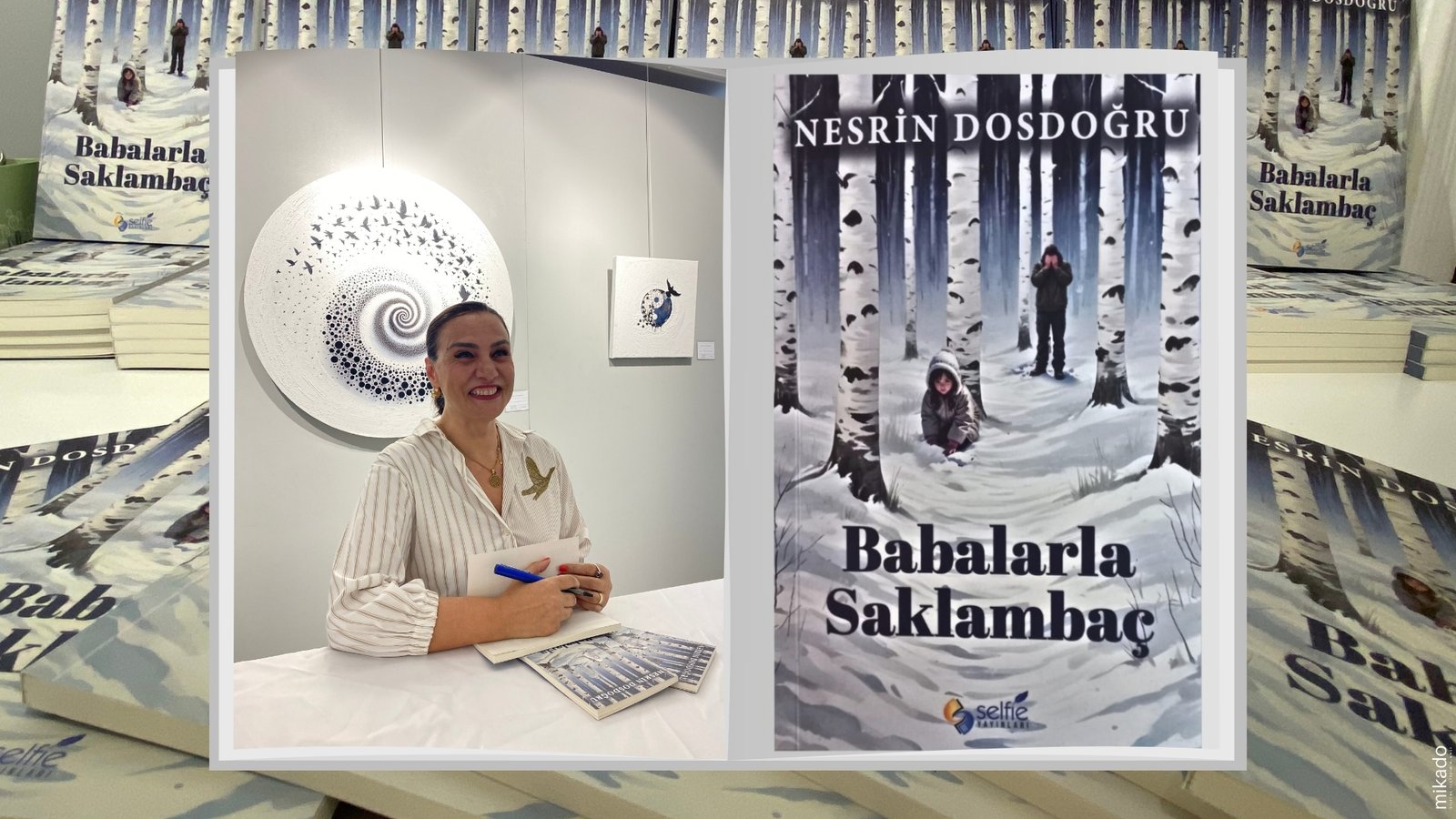 Power Of Literature At Evolution Art Gallery Book Signing Event For Nesrin Dosdoğru's 'hide And Seek With Fathers'