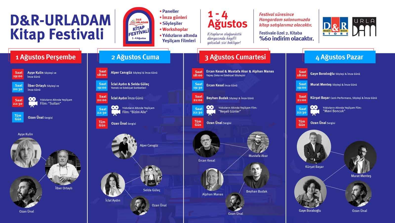 D&r Book Festival Literature, Art, And Yeşilçam Films In Urladam