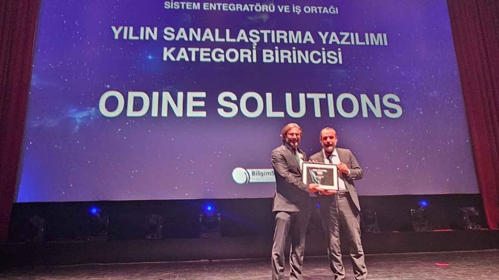 Odine Won The Award In The Virtualization Category At The Bilişim 500 Ceremony