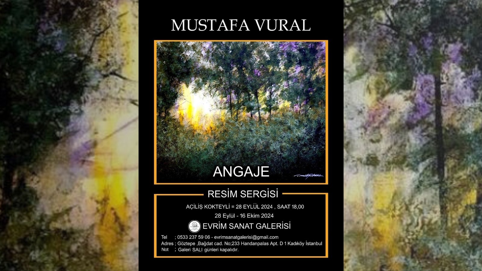 Artistic Response To Environmental Destruction From Painter Mustafa Vural Angaje Exhibition Begins