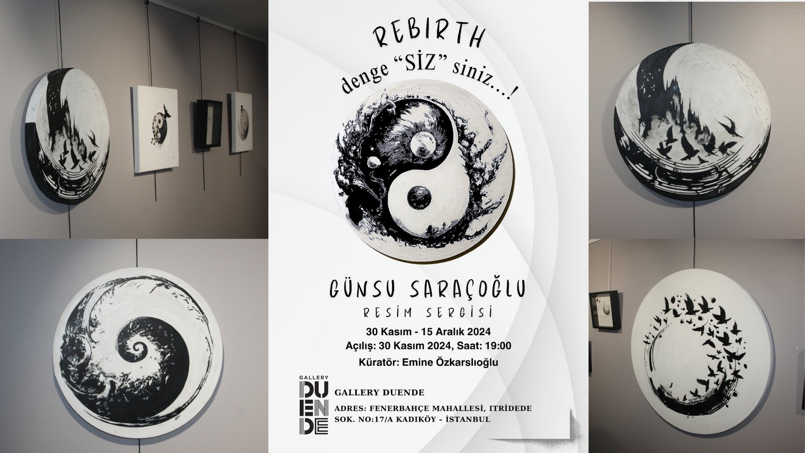 Günsu Saraçoğlu's Rebirth, Balance You Are! Exhibition Opened!